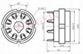 GZC8-Y-2(GZC8-Y-2-G)型瓷質八腳管座 4