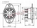 GZC8-Y-D(GC8-Y-D-G)型瓷質八腳管座 4