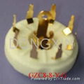 GZC8-8-Y(GZC8-8-Y-G) 8-pin ceramic socket