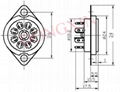 GZC8-Y-9(GZC8-Y-9-G)型瓷質八腳管座 3