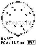 GZC8-Y-9(GZC8-Y-9-G)型瓷質八腳管座 4