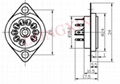 GZC9-C-1(GZC9-C-1-G)型瓷質小九腳管座 4