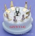 GZC9-Y1(GZC9-Y1-G)型瓷質九腳管座 3