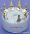 GZC9-Y-3(GZC9-Y-3-G) 9-pin ceramic socket 3