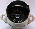 PCP9-1 9-pin bakelite socket with shield base