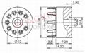 GZS9-Y(GZS9-Y-G)  9-pin plastic socket 4