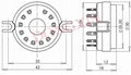 GZC12-F-1 12-pin ceramic socket 3