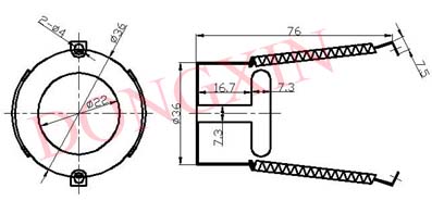 Retainer for 8-pin tube 5