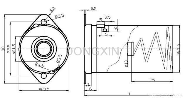 Aluminum shield for 7-pin tube 2