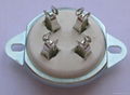 GZC4-C-2(GZC4-C-2-G) 4-pin ceramic socket
