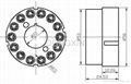 GZS14-A (GZS14-A-G) 胶木14脚管座