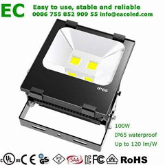 100W LED flood light Bridgelux LED 3-5 years warranty