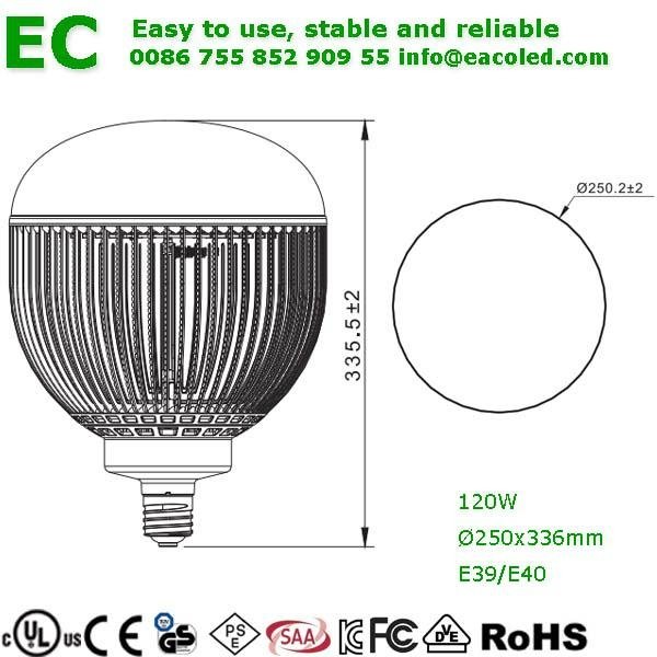 120W E40 LED Retrofit kit 2