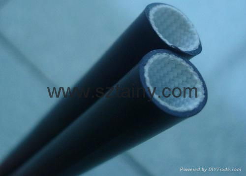 Fiberglass sleeve with silicone rubber coated 2