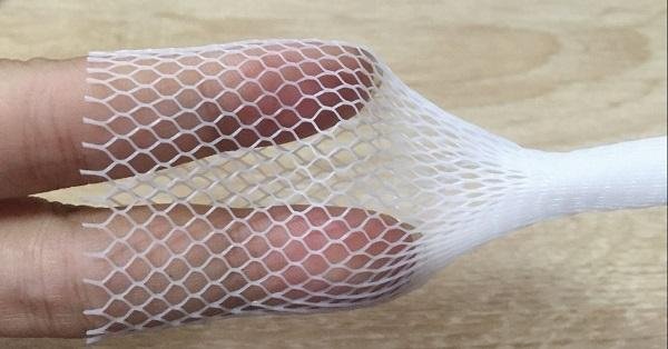 Rose Net , White PE Extruded Rose protection Bud Net 3