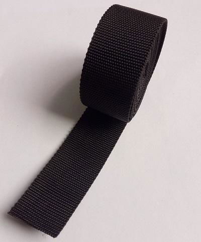 Black Polyester Hollow Webbing ,Yellow Woven Webbing For Hydraulic Pipes 5