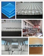 Plastic honeycomb board machinery