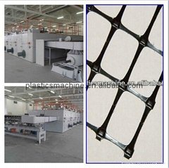 Plastic biaxial geogrid machinery