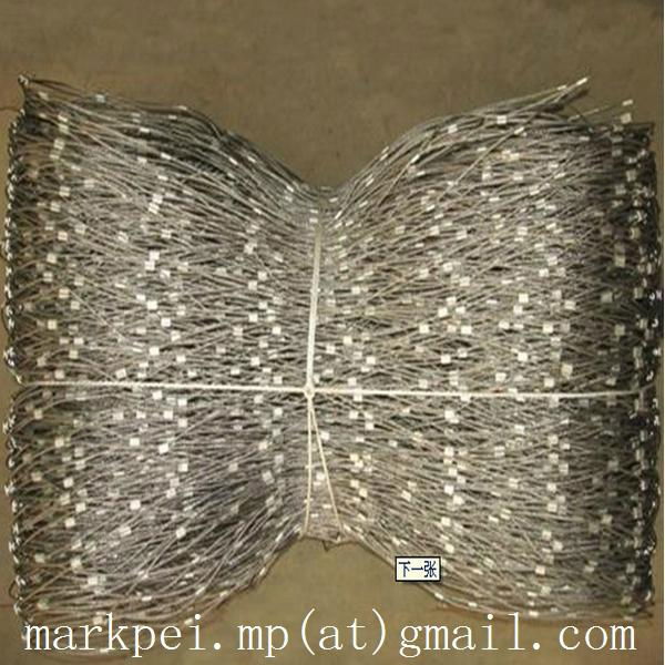 China supplier Flexible stainless steel rope mesh with stainless steel material