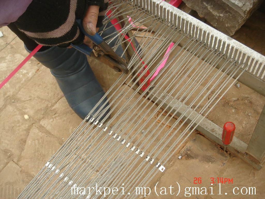 China supplier Flexible stainless steel rope mesh with stainless steel material 5