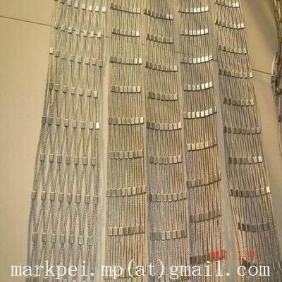 high quality diamond rope mesh and ferruled mesh