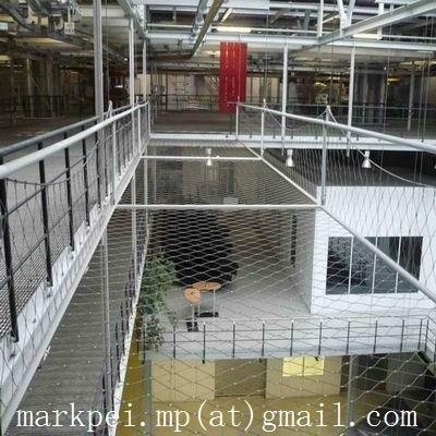 colors anti bird mesh and stainless steel wire rope mesh for staircase 2