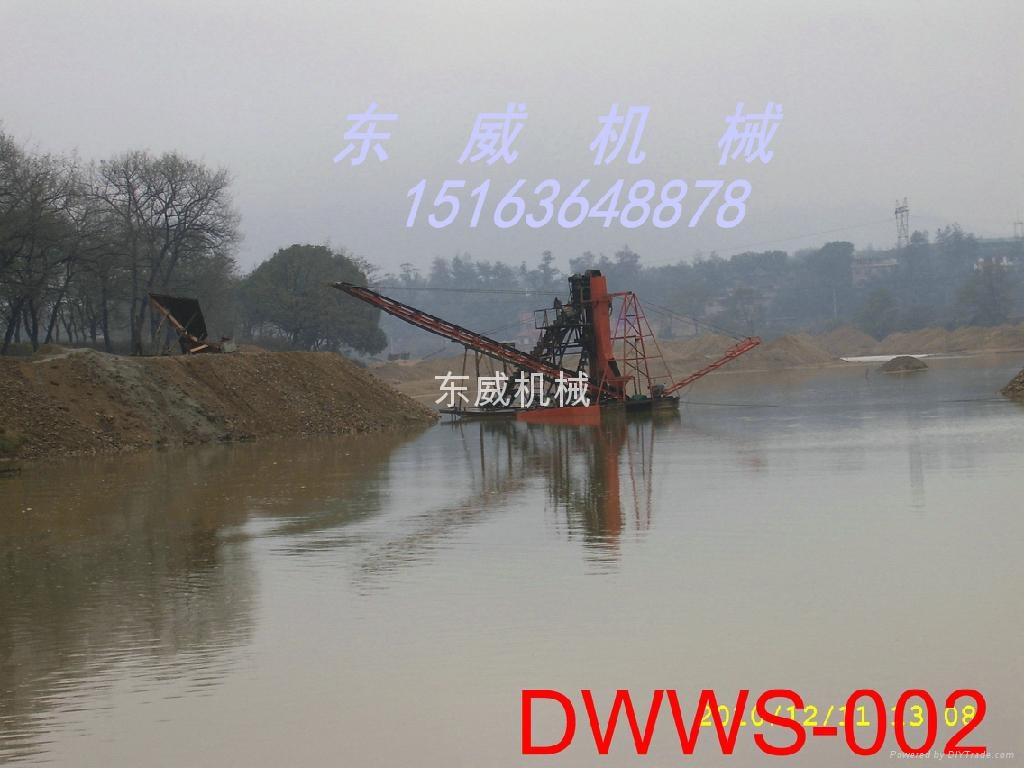可遠距離輸送得的挖沙泵排船 3