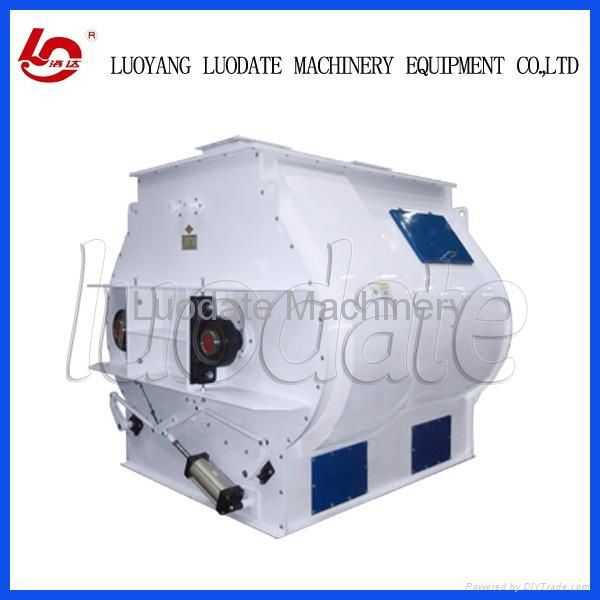 Excellent quality double shaft poultry feed mixer