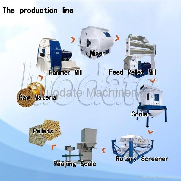 Excellent quality double shaft poultry feed mixer 4