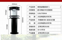 内蒙古新农村太阳能草坪灯