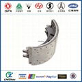 China best saling top quality semi metal ceramic brake shoe assembly