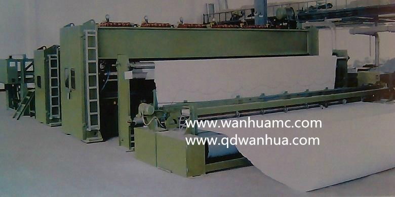 production line for non-weaven fabrics