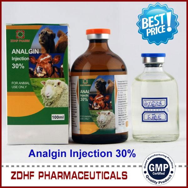 Analgin injectable solution for veterinary use with OEM package  2