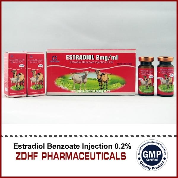 animal hormons estradiol benzoate injection in cattle horses  5