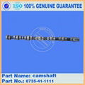 KOMATSU Excavator PC200-7 engine camshaft 6735-41-1111 