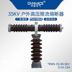 华册T型限流熔断器RW9-H/RW10-RW10-RWJ-H/RXWO陶瓷硅胶卡扣35/40.5KV 0.5-25A直销