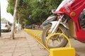 新恆安碳素鋼螺旋式自行車停車架