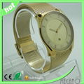 New design quality stainless steel watch Japan movt 3ATM mens stainless 