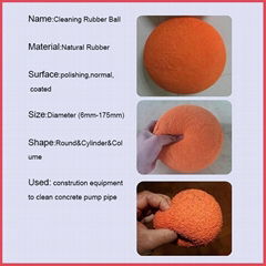 Pipe Cleaning Rubber Ball