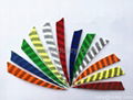 Turkey fletchings parabolic&shield shapes with various colors 1