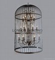  hot vintange birdcage lamp BC01-D75 2