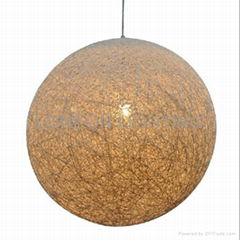 Modern dinning romm handmade woven ball pandant lamps YP159