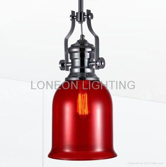 colorful glass shade Pendant Lamp GB23 3