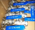 Full Port 3pieces Stainless Steel Ball Valve NPT 2