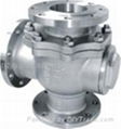 API Stainless Steel 3 Way Float Ball Valve (Q45F-150LB)