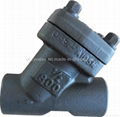 API602 Y Type 800lb 1/2'' Bult Welding Check Valve 1