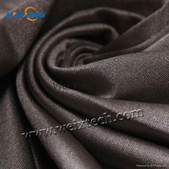 100% Silver Fiber Thick Knitted Fabric