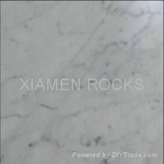 marble mosaics tiles with Italy Carrara white honed/polished 