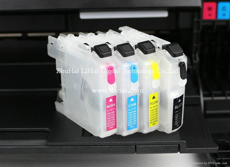 LC101/LC103/LC105/LC110 empty refillable inkcartridge for Brother 3