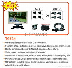 Truck Parking Sensors detecting range is 0.6m-5m